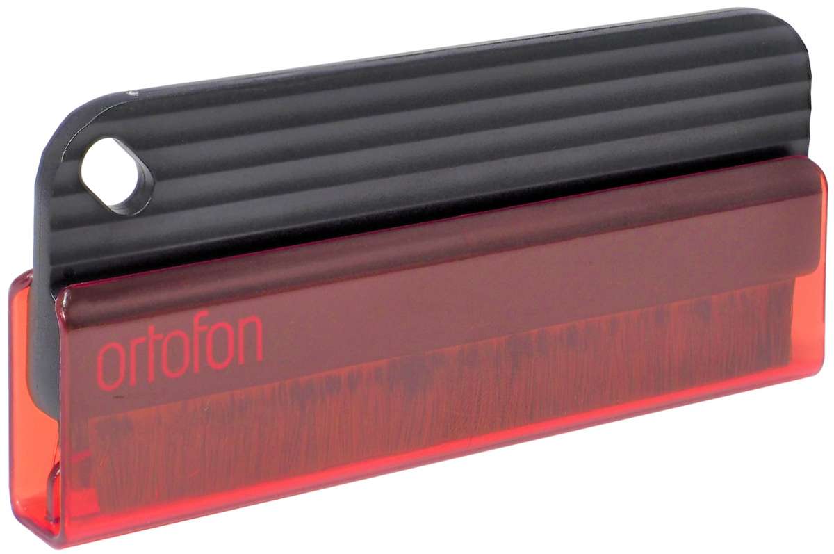 Ortofon Carbon Fiber Record Brush Red Carbonfaser-Plattenbürste 