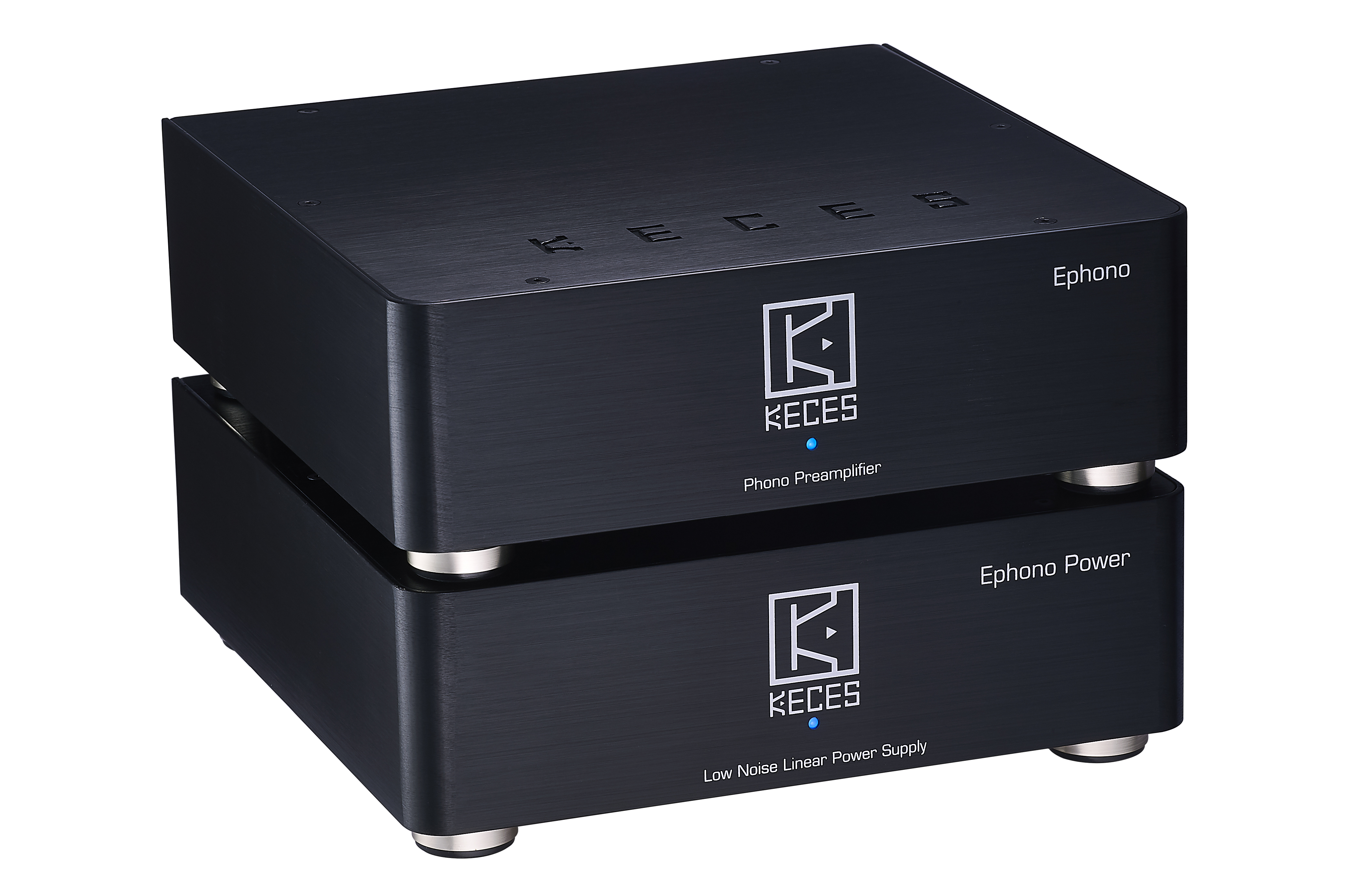 Keces EPhono + EPhono Power - Phonovorverstärker mit MM und MC Verstärkung und externem Netzteil