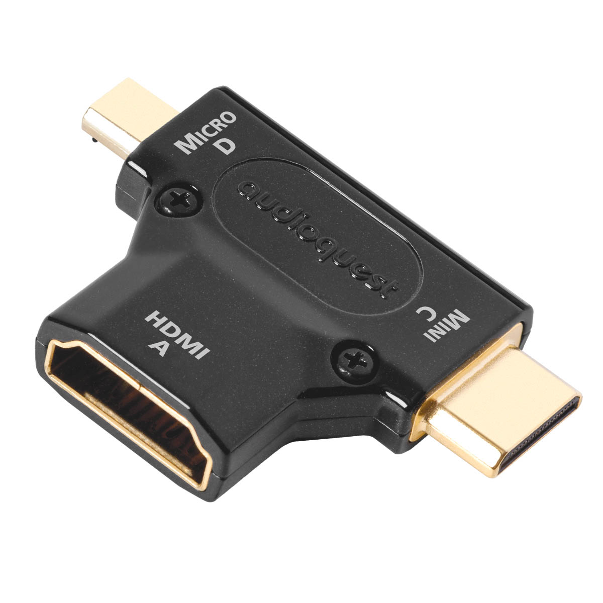 AudioQuest HDMI A -> C & D Adapter | Multi Adapter HDMI auf Mini und Micro HDMI