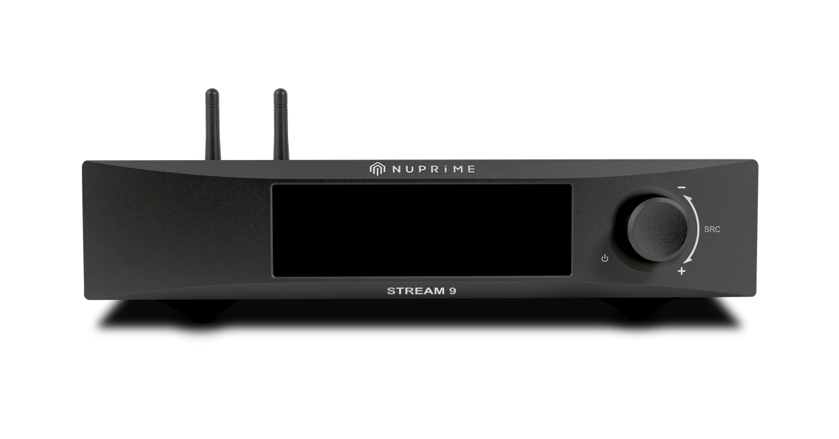 Nuprime Stream 9 Schwarz - Netzwerk-Audio-Streamer